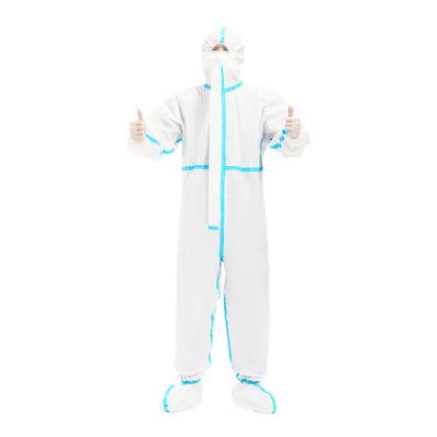China Microporous Personal Protective Equipment PPE Full Body Clothing With Zipper for sale