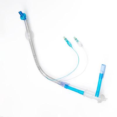 China OEM doble traqueal de las vías aéreas del tubo bronquial del lumen del polímero médico en venta