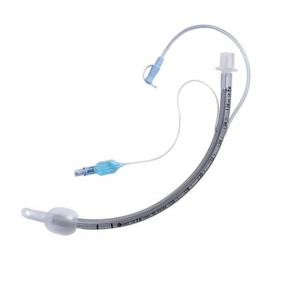 China Endotracheal Tube Wire-Reinforced Cuffed Suction Lumen ETT With Intracuff Pressure Moniter for sale