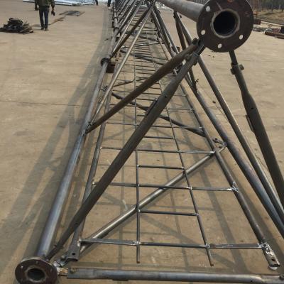 China Self Supporting Steel Communication Tower ASTM A123 Galvanization for sale