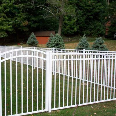 China White Metal Tubular Steel Fence Powder Coated For Garden Sport Field for sale