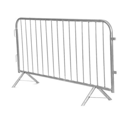 China 127mm Crowd Control Fencing Temporary Crowd Barriers 38x1.5mm for sale
