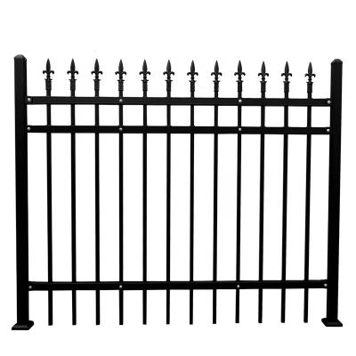 China Garden Spearhead Fence Panels Tubular Steel Fence Galvanized Welded Wire Outdoor Metal 358 for sale