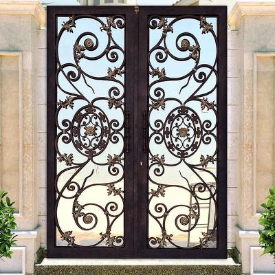 China 6 Foot Tall Wrought Iron Fence Panels Bullet Proof Exterior Classic for sale
