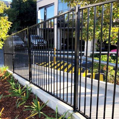 China Industrial 6x8 Cast Iron Black Tubular Pool Fencing Panels Agriculture for sale