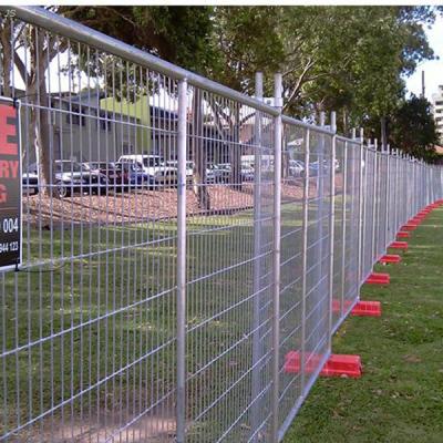 China Galvanized Welded Temporary Steel Fence Building Site Temporary Fencing 3.0mm for sale