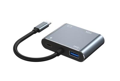 China 31007, USB Type C to HDMI VGA USB3.0  PD Charging Adapter for sale