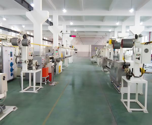 Quality High Precision Cable Extrusion Line For 1.8mm-10mm Finished Diameter Cable Extruder for sale