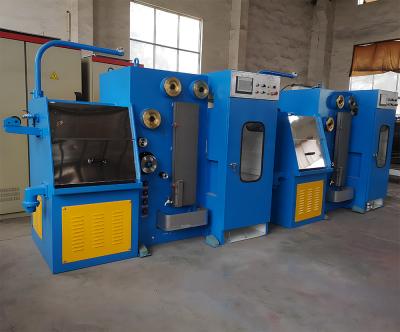 China 1.2mm-0.1mm Fine Copper Wire Drawing Machine With Continuous Annealer China Manufacturer en venta