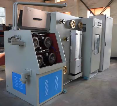 China 0.1mm Outlet Fine Copper Wire Drawing Machine With Continuous Annealer China Made for sale