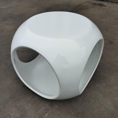 China Factory direct outdoor home essential hollow light weight fiberglass chair for outdoor for sale