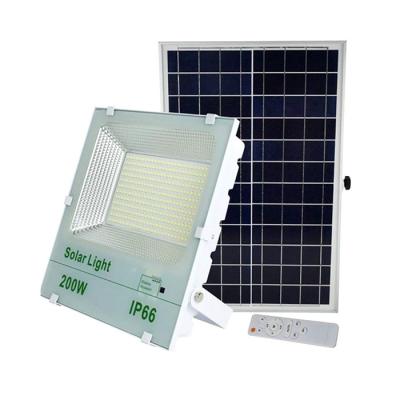 China 100w IP66 Aluminum Solar Garden Wall Light With Motion Sensor Remote Control for sale