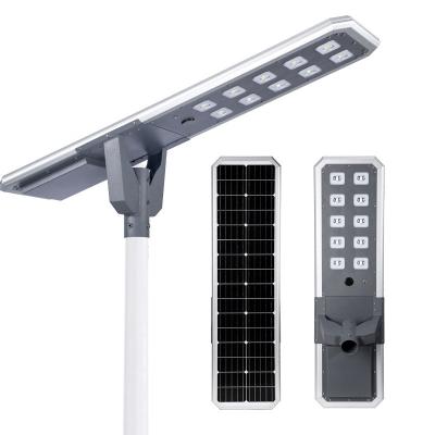 China Lâmpada de rua de painel solar de liga de alumínio para clima -20C-60C e potência de saída de 30-200W à venda