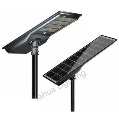 China New Exclusive 160LM/W Ultra-Thin All In One LED IP66 Integrated Solar Street Light for sale