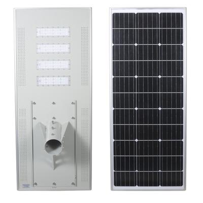 China 9 - 12m Installation Height Integrated Solar Street Light Featuring 140° Lighting Angle for sale