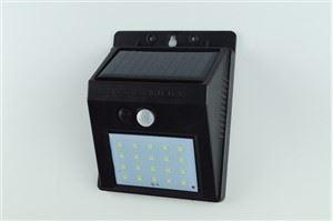 China IP65 6500K Outdoor Solar Sensor Wall Lights 20 Led With Motion Sensor for sale