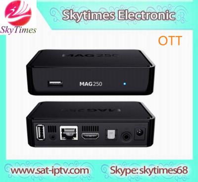 China mag 254 IPTV set top box mag250 iptv streaming server IN STOCK mag 250 iptv set top box ma for sale