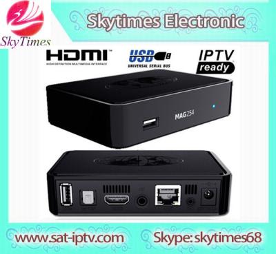 China MAG 254 IPTV OTT Set Top Box Internet TV STB with Wifi Adapter MAG254 for sale