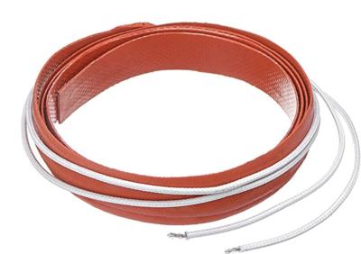 China 220v 1kw Flexible Heaters Silicone Rubber 30deg Heating Wire for sale