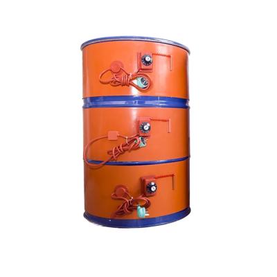 China 380v Silicone Insulated Drum Heater 145x1700mm Ceramic Terminal for sale