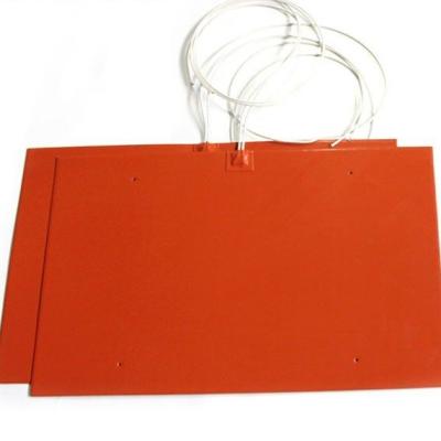 China 300x2500mm Flexible Heaters Silicone Rubber Pad 240 Volt 1500w for sale