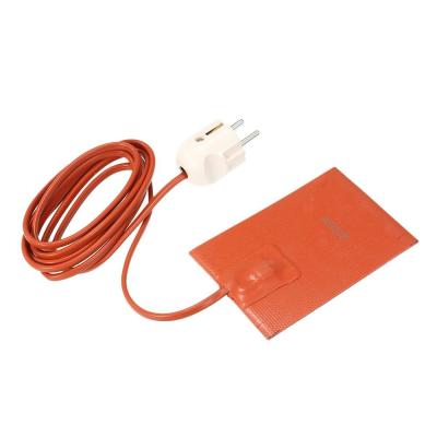 China 3.7v Silicone Pad Engine Block Heater 150 Watts 3M Adhesive 150 Degree for sale