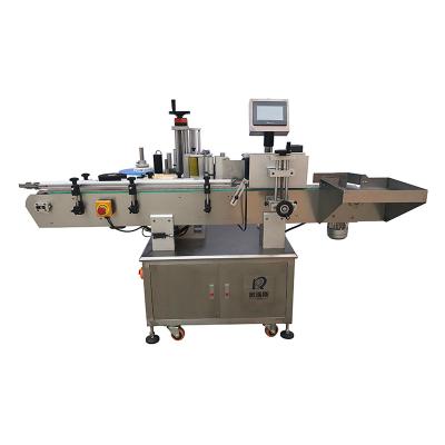 China SS304 Semi Automatic Labeling Machine 40 To 80BPM Round Square Flat Bottles for sale