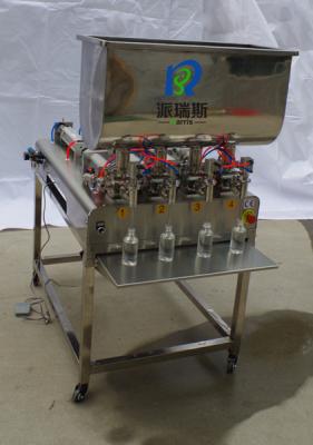 中国 ペットびんによって自動化されるびんの充填機SS304の1L 4頭部の液体の充填機 販売のため
