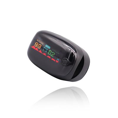 China ISO Finger Blood Oxygen Meter Home Medical Pulse Oximeter Four Color OLED 0.96