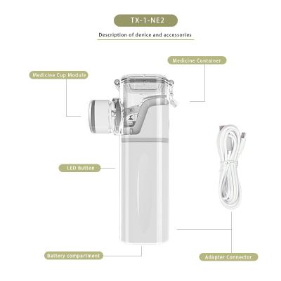 China Battery Operated Portable Mesh Nebulizer Dustproof Easy Carry for sale