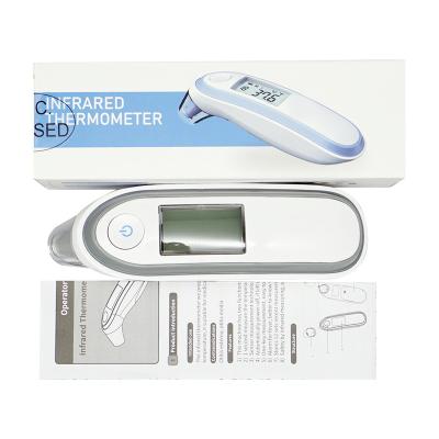 China White Head Ear Newborns Infrared Thermometer LCD 0.1C Resolution for sale
