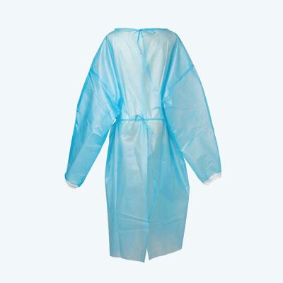 China Sterile Breathable Medical Surgical Isolation Gowns Dustproof Blue for sale