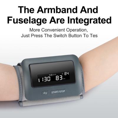 China Arm Type Integrated Blood Pressure Monitor With BT Big Screen One Key To Test for sale
