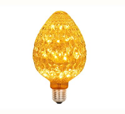 China Os bulbos decorativos de vidro do filamento da morango 3 watts conduziram G95 E27 95x135 milímetro à venda