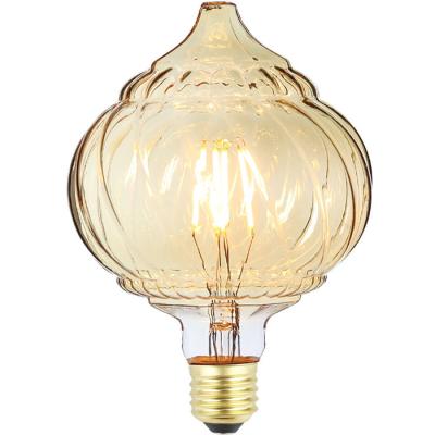 China Pumpkin Shape Filament Bulb String Lights Bulb E27 Twist Cone Straigh for sale