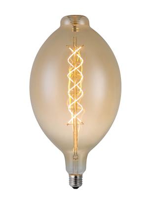 China Bt180 Warm White Globe Filament Bulb 8w Led Lamp E27 Filament 2200k for sale