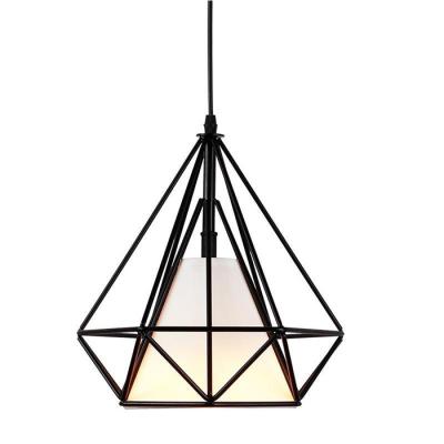 China Luz de teto industrial da gaiola do metal das lâmpadas de pendente do vintage do estilo para a decoração home à venda