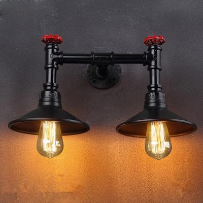 China Classic E27 Edison Filament Bulb Wall Lights Metal Water Pipe Wall Light for sale