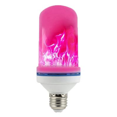 China Colorfull Led Flame Light Bulb A60 Gravity Sensor 7w E26 E27 Flame Bulb for sale