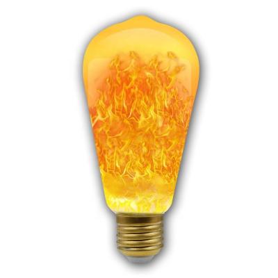 China Energy Saving Led Flame Light Bulb 2w St64 Frosted Finished   3 Years Warranty for sale