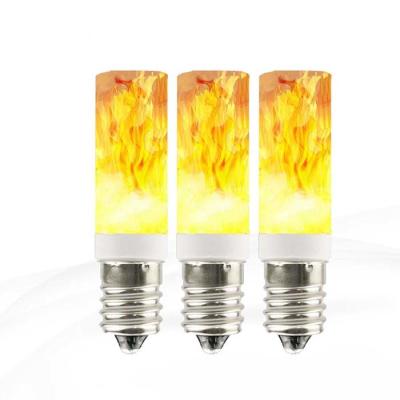 China E14 g9 Flicker flame effect led lamp Simulation Burning Light Bulb for sale