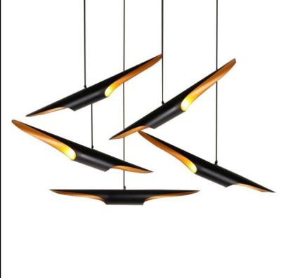 China Black Italian Design Metal Pendant Lights For Living Room Dining Room for sale
