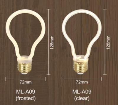 China Vintage Engery Saving Edison Decorative Light Bulbs  E27 4w A60 72x128 Mm for sale