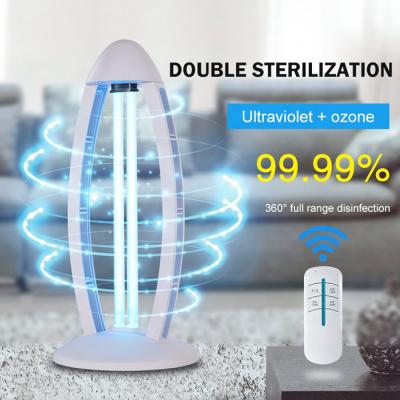 China Iron Material 220-240V Unique Table Lamps / Bedroom Uv Sterilizer Light for sale