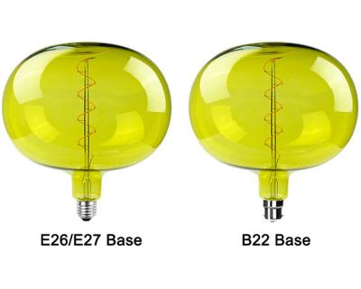 China Large Edison LED Spiral Flexible Globe Filament Bulb Dimmable E26 E27 Base 220v Decorative Light Bulb for sale