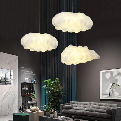 China Geovancy Lampadario Polymer E27 Modern Cloud Chandelier Light for sale