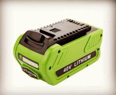 China Rechargeable Lithium Greenworks Gmax Battery 40 Volt 29472 29462 for sale