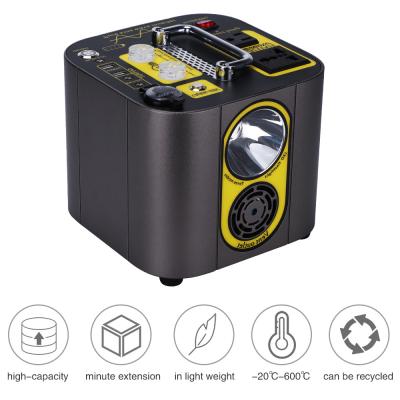 Chine AC DC USB Wireless Charging Lithium Battery 100W Power Generator Solar Power Bank Outdoor Camping Travel Portable Power à vendre