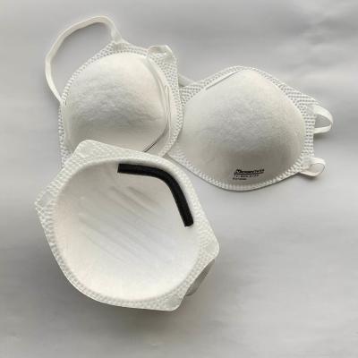 China Pressed Cup Face Mask Sponge PVC Material Nonwoven Fabric Cup Dust Mask for sale