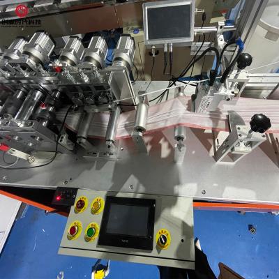 China Flat Fold 3Ply Automatic Earloop Welding Machine 160pcs/Min for sale